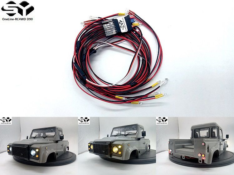 OneLine-RC4WD D90 RC4WD Z-B0215 路虎卫士D90硬壳专用联动灯组