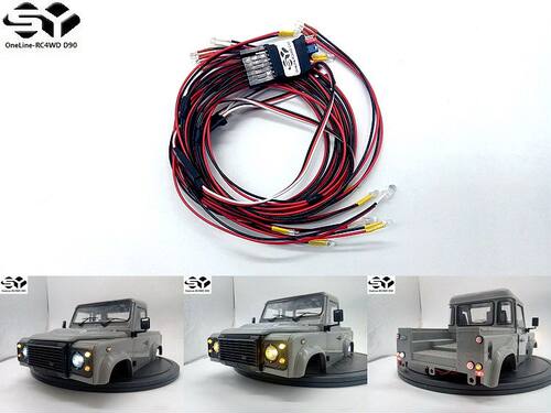 OneLine-RC4WD D90 RC4WD Z-B0215 路虎卫士D90硬壳专用联动灯组
