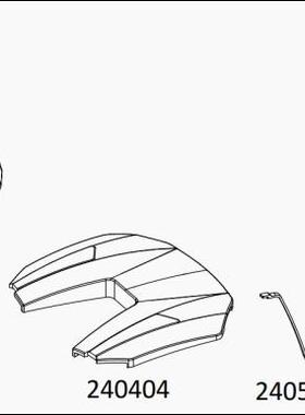 CROSSRC 拖拉机 大铁牛TL4上层驾驶室(白色) 240101  CS-97401379