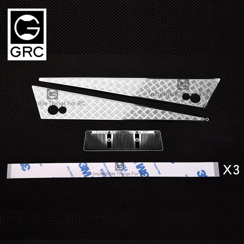 TRX6 G63 引擎盖 防滑板 不锈钢 装饰片 TRX4 G500 #G160A