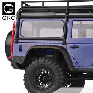 TRX4M 卫士车尾防滑装饰片 不锈钢仿真车壳金属保护#G178GS/B