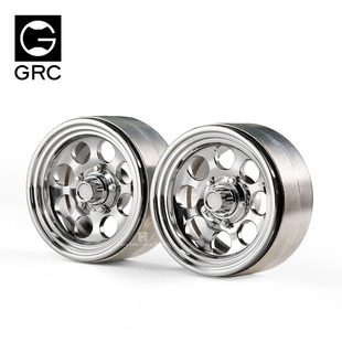 SCX10 X0138A 1.9寸金属轮毂G08古墓丽影复古仿真eep电镀轮毂 GRC