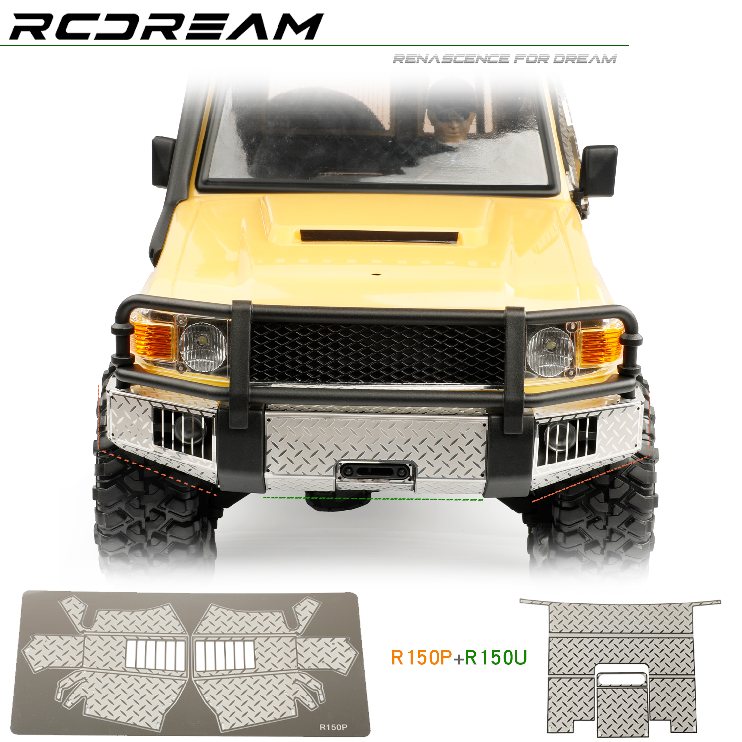 瑞泰RC攀爬模型车R86545升级配件