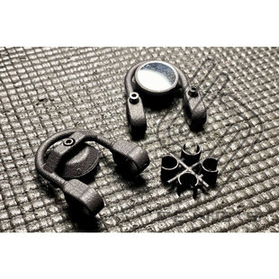 III 攀爬车后视镜反光镜SCX10 bronco三代烈马RBX10管架车 Feng