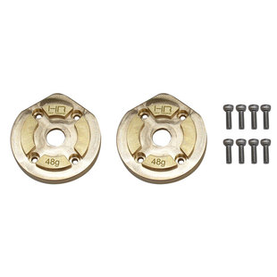 HR Axial Capra 1.9 UTB SCX10三代铜配重前后外盖 单个48克 现货