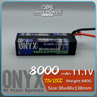 ONYX RC Extreme+ Graphene 8000mah 11.1v 150c 3s2p 锂电池