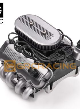 GRC 1976款 1/10仿真V8发动机罩风扇散热器 F76电机散热器 G164AS