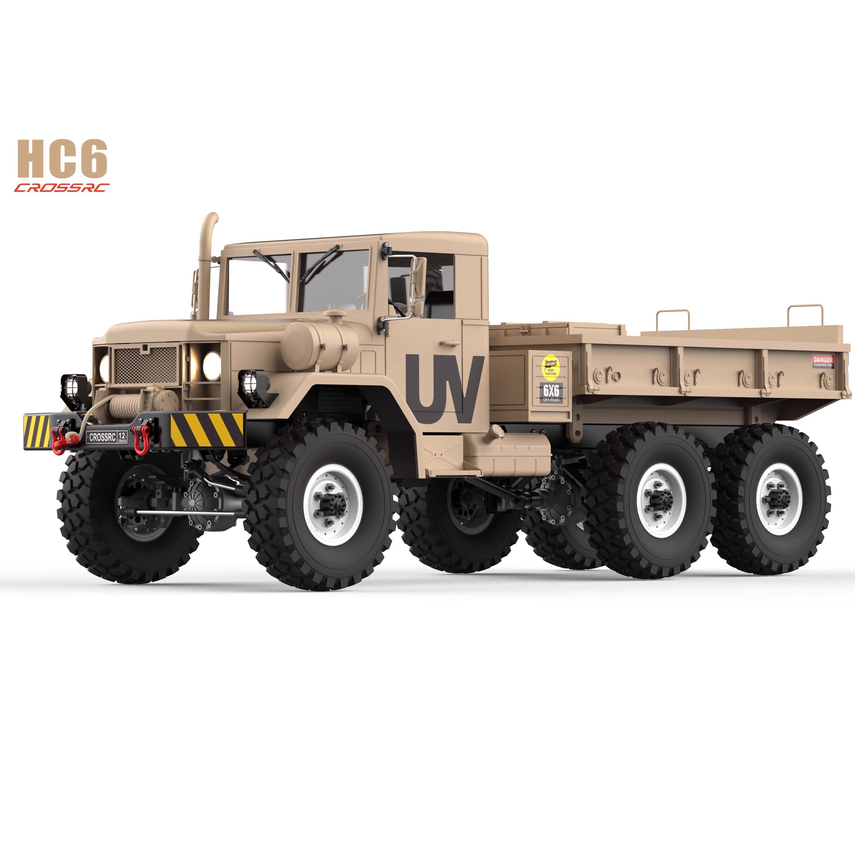 HC6M35硬壳军卡遥控电动攀爬车