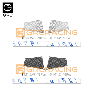 TRX4 车尾防滑板 车壳尾部金属装饰片 T4金属升级件 GAX0068B