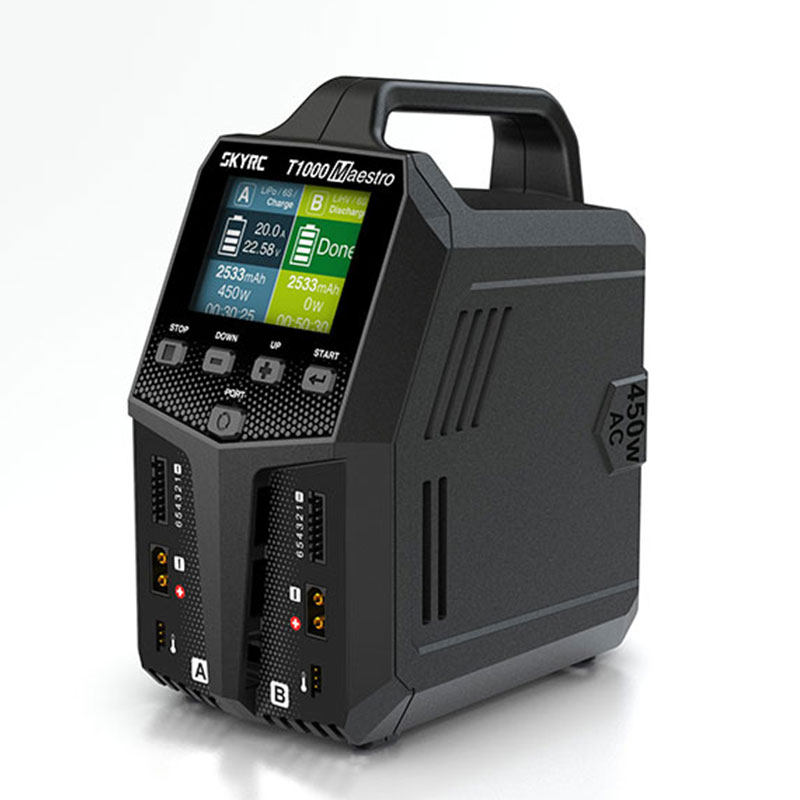SKYRC T1000大功率充电器 AC/DC 支持BD380放电器 PCH-150排插