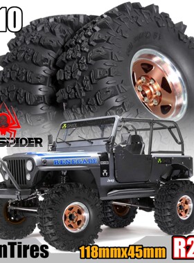 RS红蜘蛛1/10 SCX10 三代 易控4017 TRX4 瑞泰猴子轮胎+轮毂R226