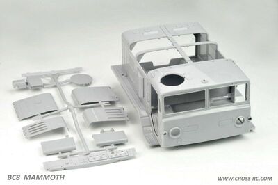 CROSSRC BC8 攀爬车车头主体车壳套件及车头仓盖辅件 外观仿真件