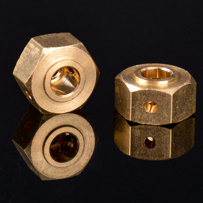 易控YK4082 4102 4103 1/10 攀爬车升级配件 前后轮黄铜接合器