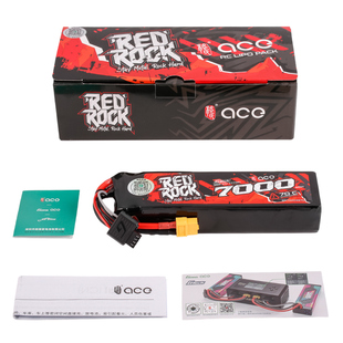 格氏ACE REDROCK 7000mah 3S 11.1V 70C模型车用锂电池