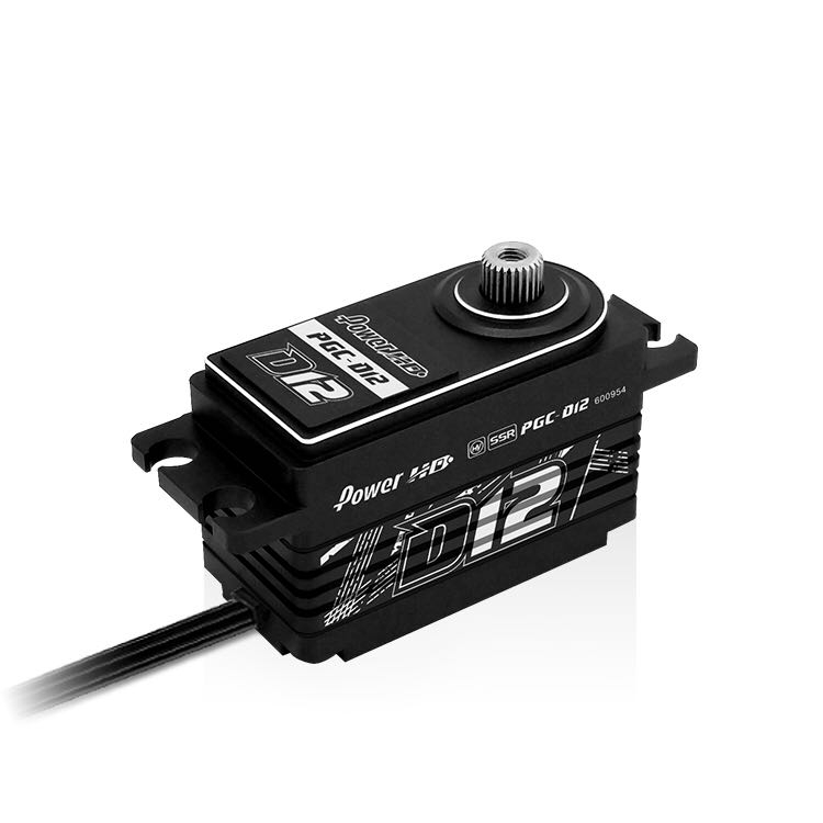 PowerHD D12反向信号线输出 1/10电房 漂移专用舵机