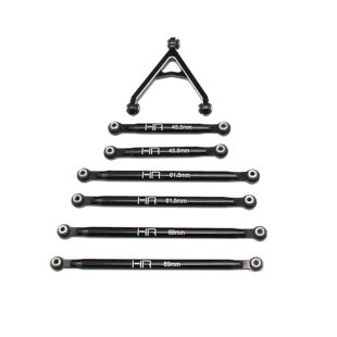 Axial SCX24 90081 仿真jeep 铝合金全车拉杆套件