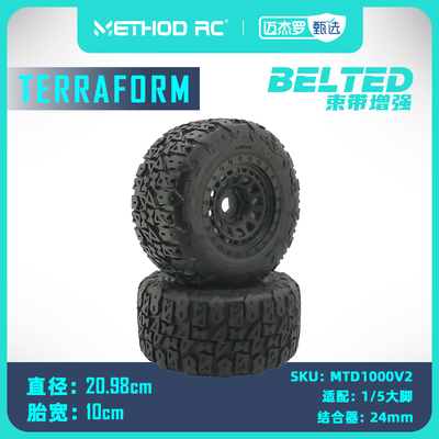 1/5大脚车防甩胎24mm结合器轮毂