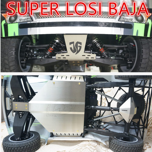 LOSI  BAJA REY  KM 短卡 底盘装甲 车头防撞 底部防护 后桥防护