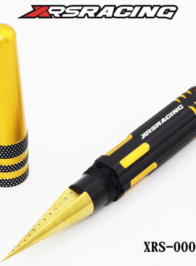 XRSRACING六角黑金款 开孔器 刻度0-14MM 塑料尼龙板PC车壳钻孔器