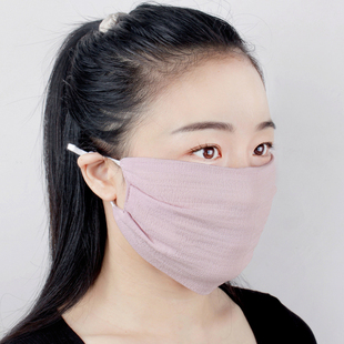 蕾丝网纱防晒大口罩女士夏秋季透气全脸防紫外线薄款遮阳面罩面纱