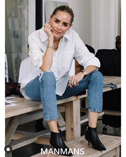 MANMANS法国INS博主同款 慵懒风男友白衬衫百搭廓形显瘦衬衣女