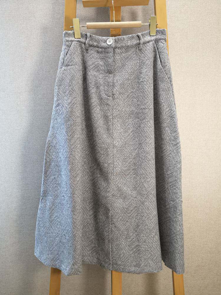 n1678品牌女装纯棉加厚春秋西装半身裙高品质轻奢女装通勤 特