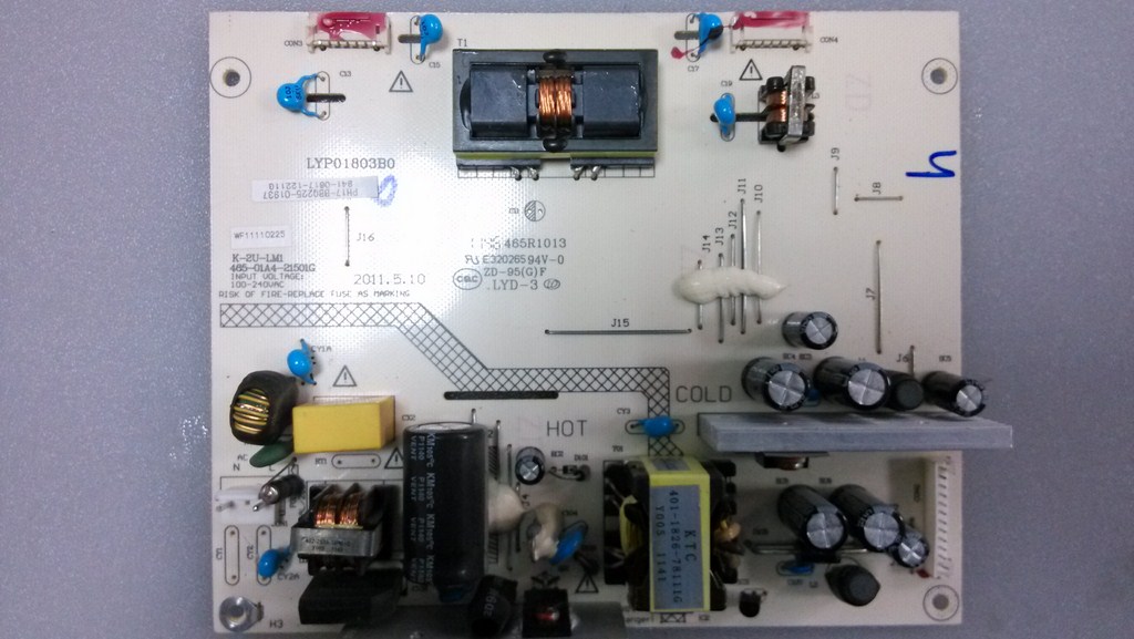 L24E09电源板，K-2U-LM1 E320265康冠电源，无编码12V5V