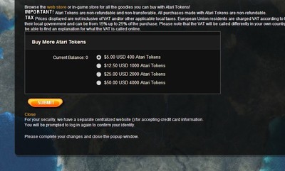 无限试驾2 TDU2 DLC 网站币 ATARI TOKENS DLC STORE 点数