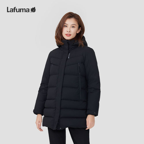 乐飞叶防风女保暖羽绒服