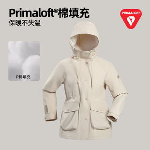 商场同款 保暖防风防水冲锋衣NWJFT2919S 诺诗兰棉服金标P棉25新款