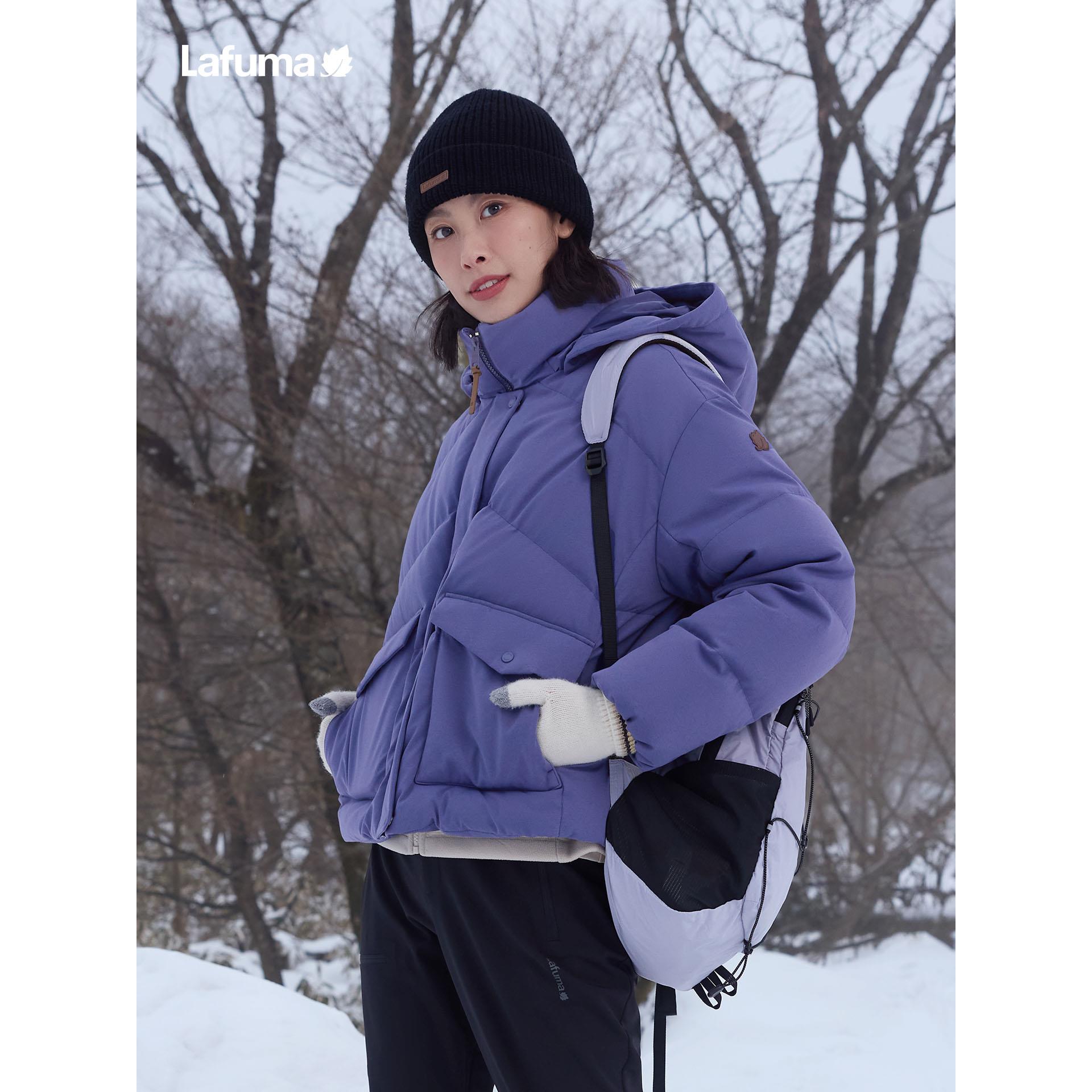 乐飞叶户外可拆卸帽防风羽绒服