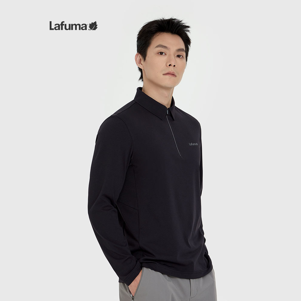 乐飞叶春夏吸湿速干长袖T恤