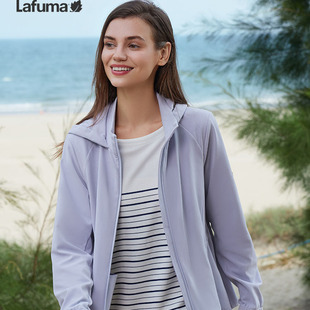 LAFUMA樂飛葉戶外軟殼外套女子休閑抗菌夾克露營外套透氣防風(fēng)時(shí)尚