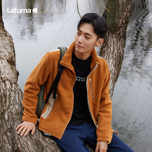 LAFUMA乐飞叶户外秋冬加厚保暖立领抓绒衣男士 拼接外套LMJA4CR60