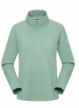 LAFUMA乐飞叶户外半高领宽松抗菌长袖T恤女保暖套头上衣LFTS4CL64