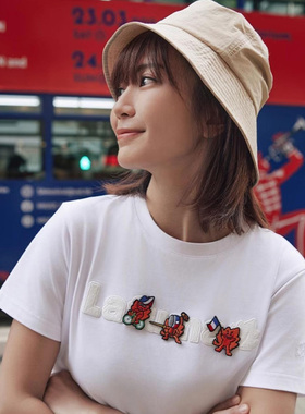 乐飞叶户外春夏吸湿排汗凉感短袖T恤男女同款百搭抗菌LMTS4BS97