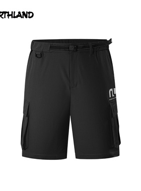 商场同款诺诗兰短裤25新款男士夏季户外透气凉感五分裤NHPFN0448S
