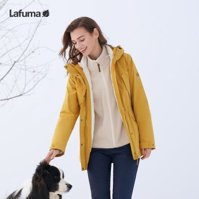 lafuma户外套羽绒女秋冬冲锋衣