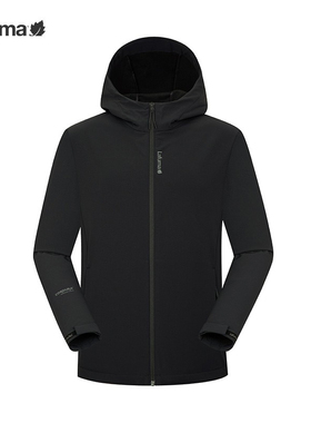 LAFUMA乐飞叶户外秋冬耐磨软壳登山夹克男上衣加绒外套LMJA4DF15