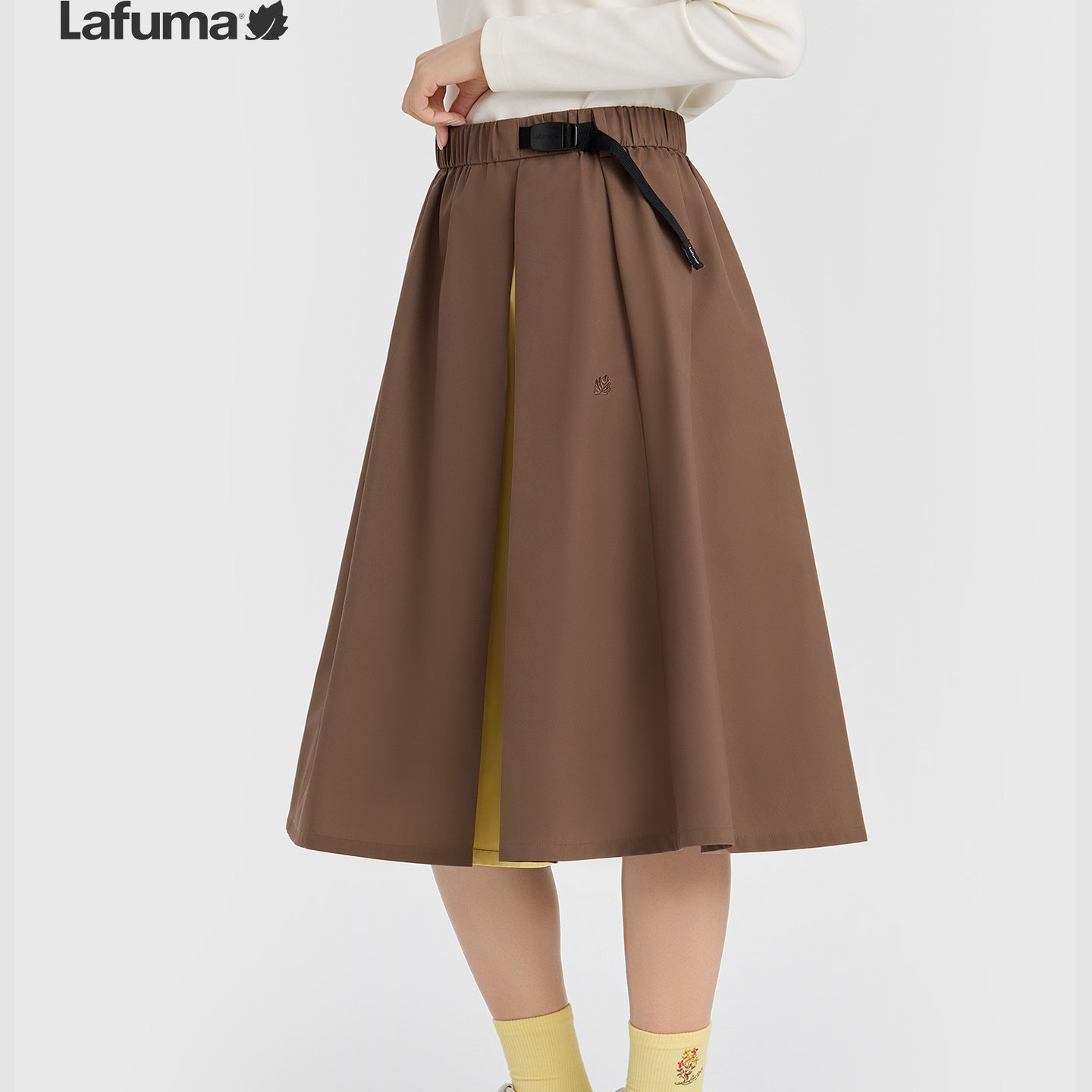 LAFUMA户外防泼水防风印花半身裙