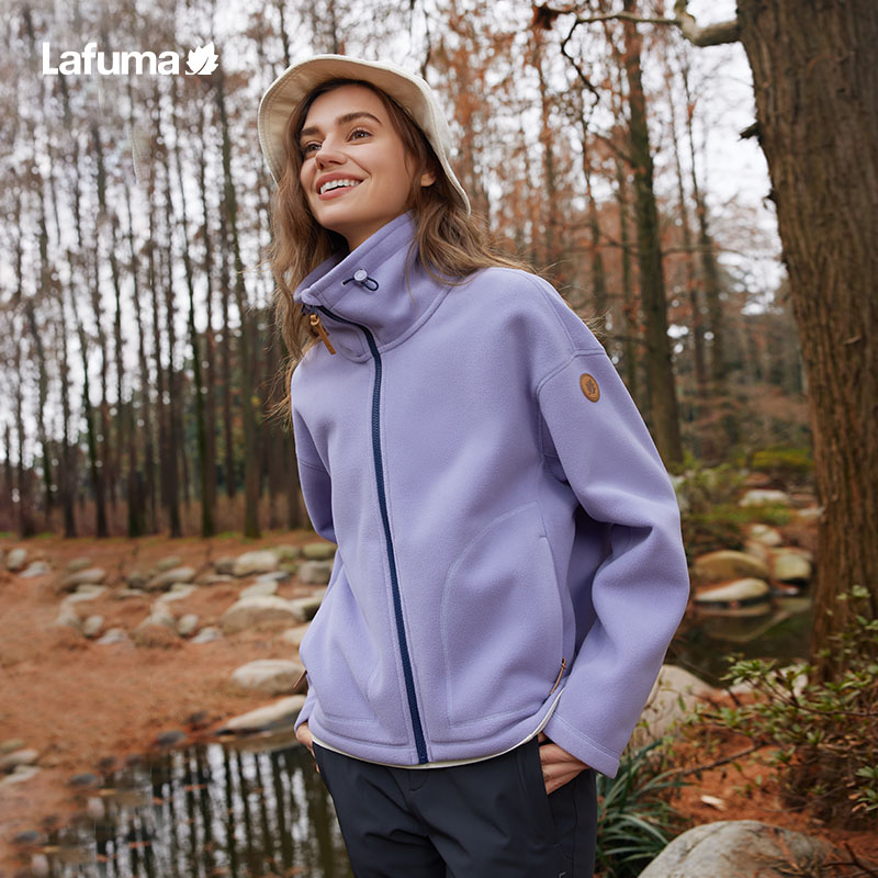LAFUMA乐飞叶户外女加厚抓绒衣