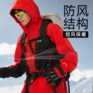 商场同款 TEX冲锋衣男外套防水防风登山服NWJDH5683S 诺诗兰冬GORE