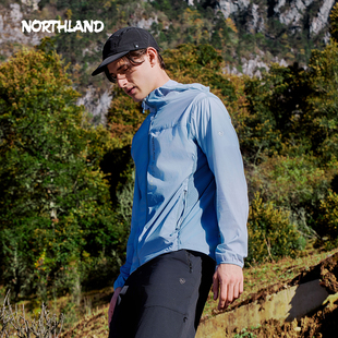 户外透气外套NKJFH5459S 新款 诺诗兰商场同款 防泼水防晒衣男25夏季