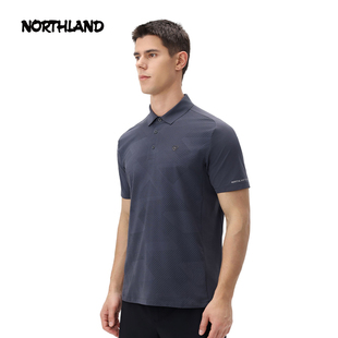 透气运动上衣NTSFH5370S 翻领短袖 商场同款 诺诗兰速干T恤25新男士