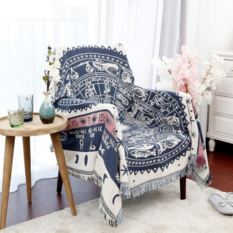 特价清仓 沙发毯 全盖沙发巾 防滑针织毯线毯 布艺线毯沙发垫坐垫