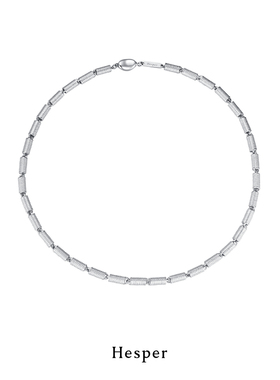 HESPER螺旋圈圈925纯银项链素链 小众原创设计师品牌choker