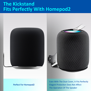铝合金支架适用苹果Homepod2一代二代智能音响音箱墙壁挂架收纳架