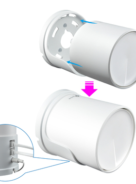 墙壁挂架用于TP Link Deco X20 X60 WiFi 6路由器电源线收纳支架