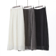 轻柔肌理 长裙 高温缩皱真丝泡泡纱松紧高腰A字桑蚕丝半身裙