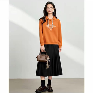 6882 春秋时尚连帽洋气休闲显瘦减龄百搭卫衣